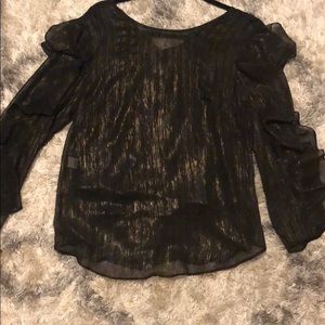 Rachel by Rachel Roy top with ruffle sleeves